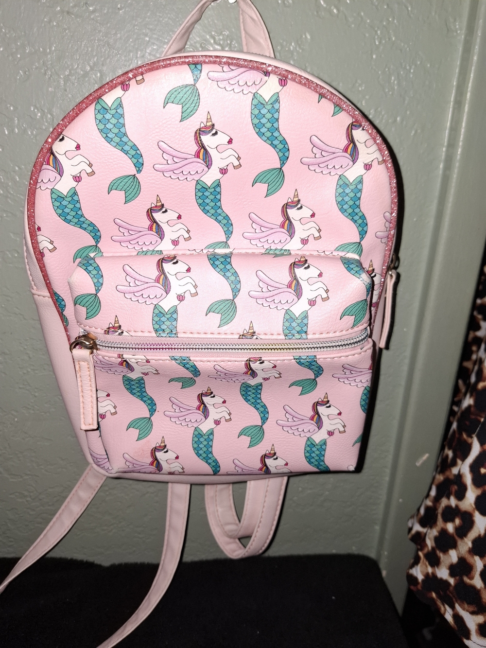 Pink Unicorn Mermaid Mini Backpack - Kids Accessories